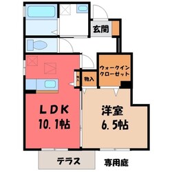 エルヴィレッジ Gの物件間取画像